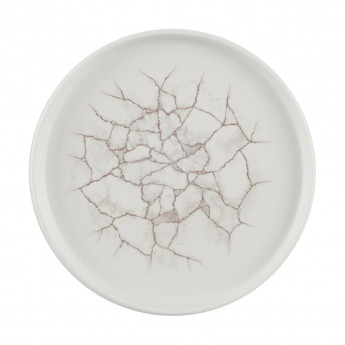 Churchill Studio Prints Kintsugi Agate Walled Plates Grey 220mm (Pack of 6) - Click to Enlarge