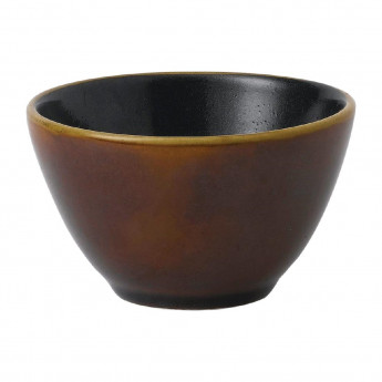 Churchill Nourish Deep Bowl Cinnamon Brown Two Tone 102mm (Pack of 12) - Click to Enlarge