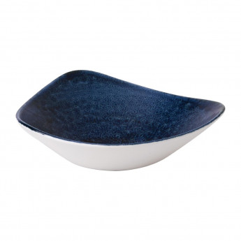 Stonecast Plume Ultramarine Triangle Bowl 21oz (Pack of 12) - Click to Enlarge