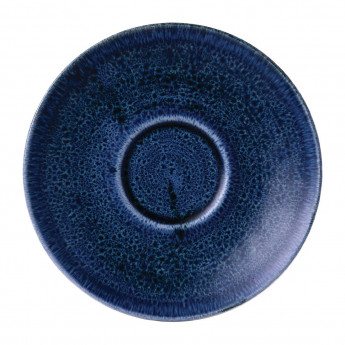 Stonecast Plume Ultramarine Espresso Saucer 4 1/2 " (Pack of 12) - Click to Enlarge