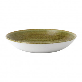 Stonecast Plume Olive Coupe Bowl 40oz (Pack of 12) - Click to Enlarge