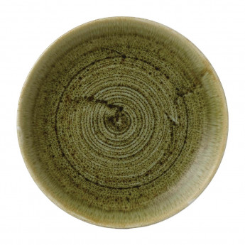 Stonecast Plume Olive Coupe Plate 6 1/2 " (Pack of 12) - Click to Enlarge