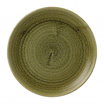 Stonecast Plume Olive Coupe Plate 8 2/3 " (Pack of 12) - Click to Enlarge