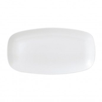 Vellum White Chefs' Oblong Plate No. 4 13 7/8 x 7 3/8 " (Box 6) - Click to Enlarge