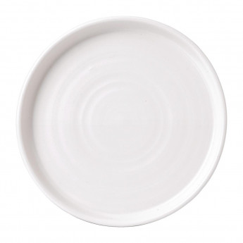 Vellum White Walled Plate 8 1/4 " (Box 6) - Click to Enlarge