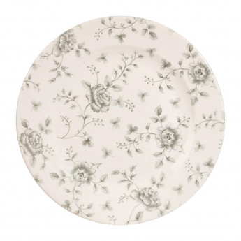 Churchill Vintage Prints Rose Chintz Profile Plates Grey 276mm (Pack of 6) - Click to Enlarge