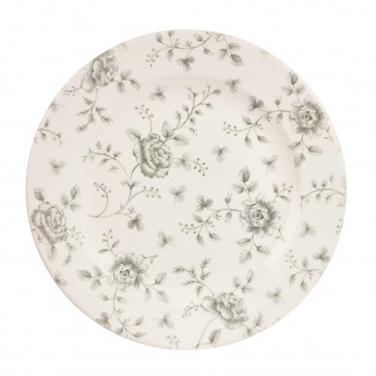 Churchill Vintage Prints Rose Chintz Profile Plates Grey 305mm (Pack of 6) - Click to Enlarge