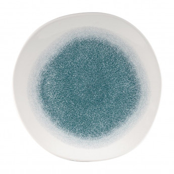 Churchill Raku Round Trace Plate Jade Green 264mm (Pack of 12) - Click to Enlarge