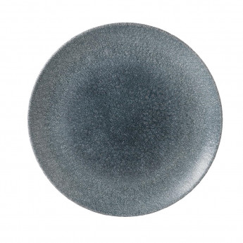Churchill Studio Prints Raku Round Coupe Plate Topaz Blue 260mm (Pack of 12) - Click to Enlarge
