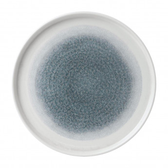 Churchill Raku Walled Plates Topaz Blue 260mm (Pack of 6) - Click to Enlarge