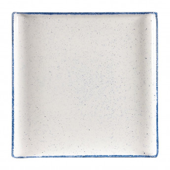 Churchill Stonecast Hints Square Plates Indigo Blue 303mm (Pack of 4) - Click to Enlarge