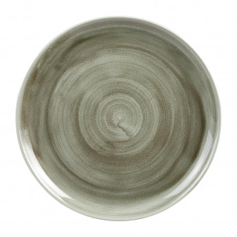 Churchill Stonecast Patina Antique Coupe Round Plates Green 324mm (Pack of 6) - Click to Enlarge