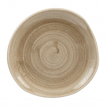 Churchill Stonecast Patina Antique Organic Round Plates Taupe 186mm (Pack of 12) - Click to Enlarge