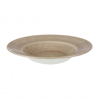 Churchill Stonecast Patina Antique Round Wide Rim Bowls Taupe 280mm - Click to Enlarge