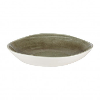 Churchill Stonecast Patina Antique Organic Round Bowls Green 253mm (Pack of 12) - Click to Enlarge