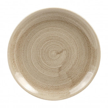 Churchill Stonecast Patina Antique Taupe Coupe Plates Taupe 165mm (Pack of 12) - Click to Enlarge