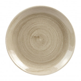 Churchill Stonecast Patina Antique Coupe Plates Taupe 217mm (Pack of 12) - Click to Enlarge