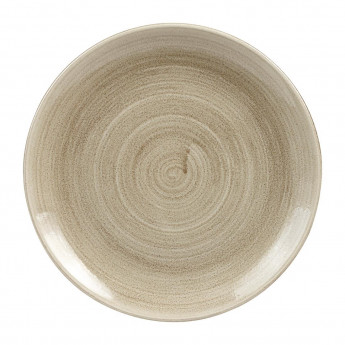 Churchill Stonecast Patina Antique Coupe Plates Taupe 260mm (Pack of 12) - Click to Enlarge