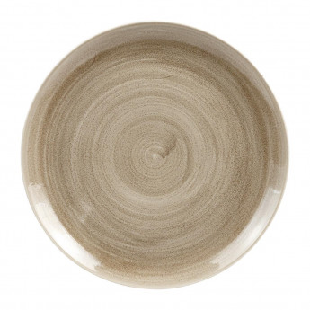 Churchill Stonecast Patina Antique Coupe Plates Taupe 288mm (Pack of 12) - Click to Enlarge