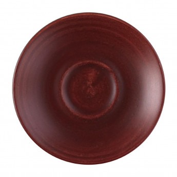 Churchill Stonecast Patina Espresso Saucer Red Rust 114mm (Pack of 12) - Click to Enlarge