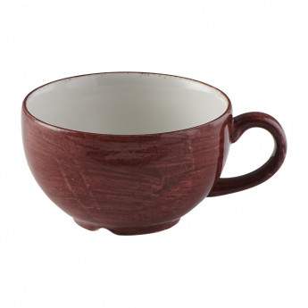 Churchill Stonecast Patina Cappuccino Cup Red Rust 340ml (Pack of 12) - Click to Enlarge