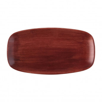 Churchill Stonecast Patina Chefs Oblong Plate Red Rust 348x189mm (Pack of 6) - Click to Enlarge