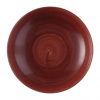 Churchill Stonecast Patina Evolve Coupe Bowl Red Rust 248mm (Pack of 12) - Click to Enlarge