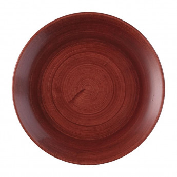 Churchill Stonecast Patina Evolve Coupe Plate Red Rust 219mm (Pack of 12) - Click to Enlarge