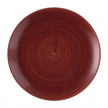 Churchill Stonecast Patina Evolve Coupe Plate Red Rust 286mm (Pack of 12) - Click to Enlarge