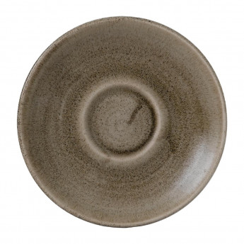Stonecast Patina Antique Taupe Saucer 6 1/4 " (Pack of 12) - Click to Enlarge