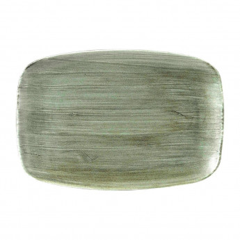 Churchill Stonecast Patina Oblong Plates Burnished Green 343x235mm (Pack of 6) - Click to Enlarge
