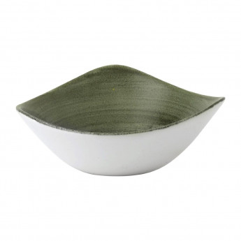Churchill Stonecast Patina Lotus Bowl Burnished Green 178mm (Pack of 12) - Click to Enlarge