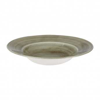 Churchill Stonecast Patina Antique Wide Rim Bowls Green 280mm (Pack of 12) - Click to Enlarge