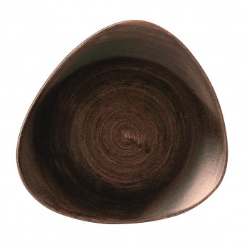 Churchill Stonecast Patina Lotus Plates Iron Black 254mm (Pack of 12) - Click to Enlarge