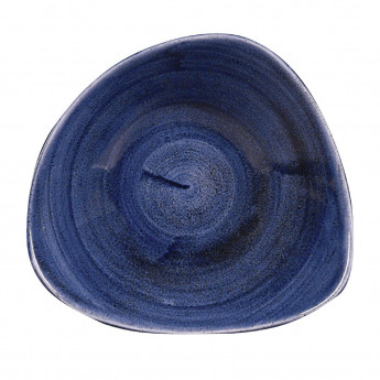 Churchill Stonecast Patina Triangular Bowls Cobalt 235mm (Pack of 12) - Click to Enlarge