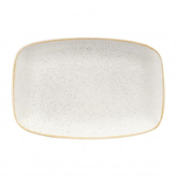 Churchill Stonecast Rectangular Plates Barley White 199 x 300mm - Click to Enlarge