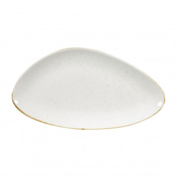 Churchill Stonecast Triangular Plates Barley White 355mm (Pack of 6) - Click to Enlarge
