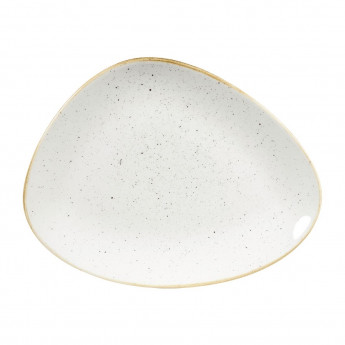Churchill Stonecast Triangular Plates Barley White 265mm (Pack of 12) - Click to Enlarge