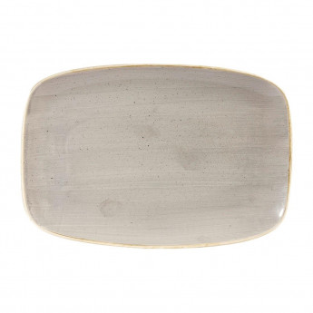 Churchill Stonecast Rectangular Plates Peppercorn Grey 245 x 355mm - Click to Enlarge
