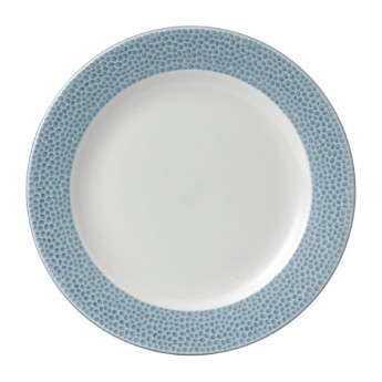Churchill Isla Spinwash Profile Footed Plates Ocean Blue 232mm (Pack of 12) - Click to Enlarge