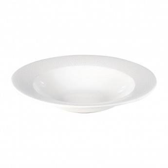 Churchill Isla Rimmed Soup White 249mm (Pack of 12) - Click to Enlarge