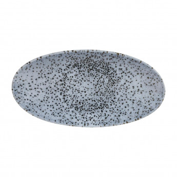 Churchill Mineral Oval Chef Plates Blue 150 x 299mm (Pack of 12) - Click to Enlarge