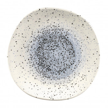 Churchill Studio Prints Mineral Blue Centre Organic Round Plates 264mm (Pack of 12) - Click to Enlarge