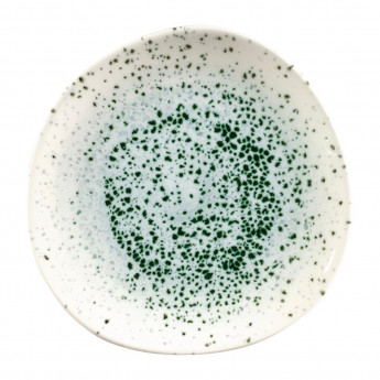 Churchill Studio Prints Mineral Green Centre Print Organic Round Plates 210mm (Pack of 12) - Click to Enlarge