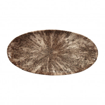 Churchill Studio Prints Stone Chefs Plates Zircon Brown 347 x 173mm (Pack of 6) - Click to Enlarge
