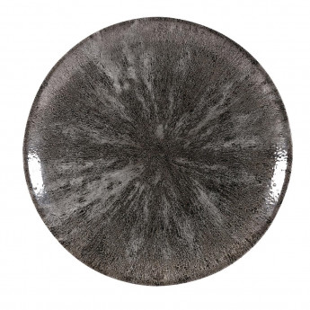Churchill Stone Quartz Black Evolve Coupe Plates 288mm (Pack of 12) - Click to Enlarge