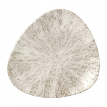 Churchill Stone Agate Grey Lotus Plate 228mm (Pack of 12) - Click to Enlarge