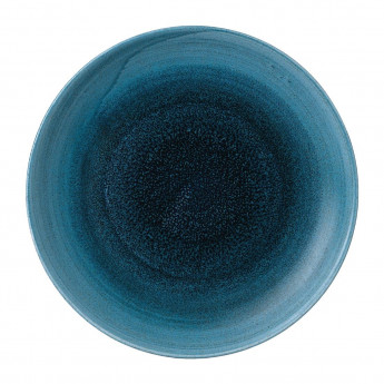 Stonecast Aqueous Lagoon Coupe Plate 8 2/3 " (Box 12) - Click to Enlarge