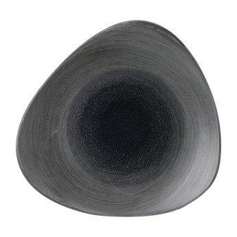 Churchill Stonecast Aqueous Lotus Plates Grey 254mm (Pack of 12) - Click to Enlarge