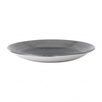 Churchill Stonecast Aqueous Deep Coupe Plates Grey 218mm (Pack of 12) - Click to Enlarge